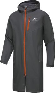 Rain Jacket Men,Waterproof Breathable Long Raincoat with Hood Mesh Lining,Windbreaker for outdoor activities